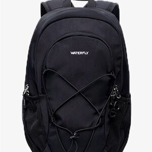 Waterfly 12L Lightweight Hiking Backpack Daypack Travel School Bag Black